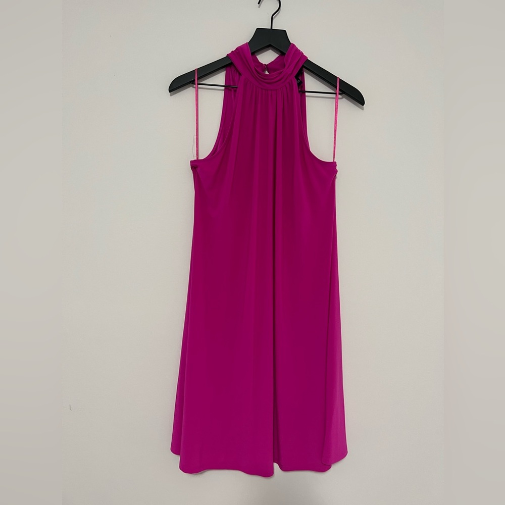Hot pink dress